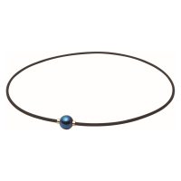 Phiten Rakuwa Necklace Metax Mirror Ball Blue / Ожерелье фото