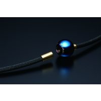 Phiten Rakuwa Necklace Metax Mirror Ball Blue / Ожерелье фото 1