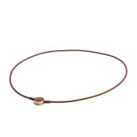 Phiten Necklace Metax Push Type II Brown / Ожерелье фото