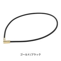 Phiten Rakuwa Necklace Mg Choker Square Metax Black Gold / Ожерелье фото