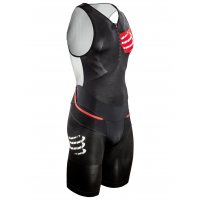 Compressport TR3 Aero Trisuit / Мужской компрессионный стартовый костюм без рукавов фото