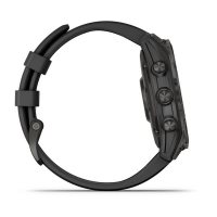 Garmin Fenix 7 Sapphire Solar титановый черный DLC с черным ремешком  фото 4