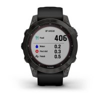 Garmin Fenix 7 Sapphire Solar титановый черный DLC с черным ремешком  фото 7