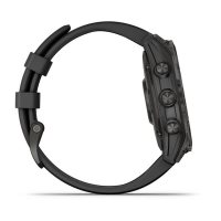 Fenix 7 Sapphire Solar титановый серый DLC с черным ремешком  фото 6