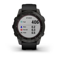 Fenix 7 Sapphire Solar титановый серый DLC с черным ремешком  фото 8