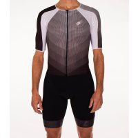 Z3R0D Racer TriSuit Черный / Мужской стартовый костюм с рукавами фото 1