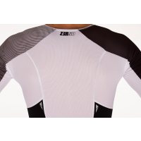 Z3R0D Racer TriSuit Черный / Мужской стартовый костюм с рукавами фото 3