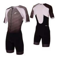 Z3R0D Racer TriSuit Черный / Мужской стартовый костюм с рукавами фото