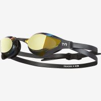 TYR Tracer-X RZR Racing Mirrored Gold Black / Очки для плавания фото