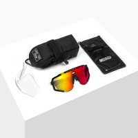 Scicon Aeroscope Black Gloss Multimirror Red + Rain Clear Lenses / Очки фото 3