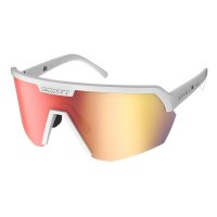 Scott Sport Shield White Matt - Red Chrome / Очки  фото