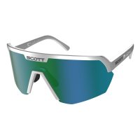 Scott Sport Shield Supersonic Ed. Silver Green Chrome / Очки мультиспортивные фото