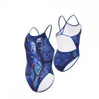 Z3R0D 1P Swimsuit Ravenman Mermaid Blue / Купальник слитный фото 2