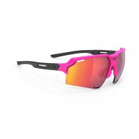 Rudy Project Deltabeat Pink Fluo Black Matt - Multilaser Red / Очки фото