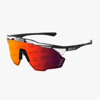 Scicon Aeroshade Kunken Black-White Monogram Uae Multimirror Red / Очки спортивные фото