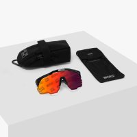 Scicon Aeroshade Kunken Black-White Monogram Uae Multimirror Red / Очки спортивные фото 4