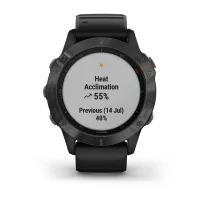Garmin Fenix 6 Sapphire Cерый с черным ремешком / Смарт-часы беговые с GPS, HR и Garmin Pay фото 3