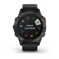 Garmin Fenix 6 Sapphire Cерый с черным ремешком / Смарт-часы беговые с GPS, HR и Garmin Pay фото 5