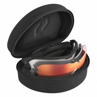 Scott Spur Multi - Lens Case Black Matt Grey - Clear - Red / Очки фото 1