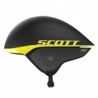 Scott Split Plus Black - Radium Yellow / Шлем фото 1