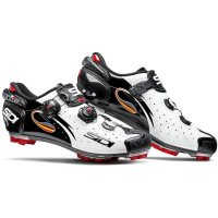 SIDI MTB DRAKO Carbon SRS / Велотуфли MTB (белый/черный лакированный) фото