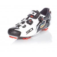 SIDI MTB DRAKO Carbon SRS / Велотуфли MTB (белый/черный лакированный) фото 1