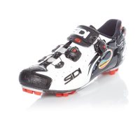 SIDI MTB DRAKO Carbon SRS / Велотуфли MTB (белый/черный лакированный) фото 2