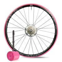 RideNow 700x18/28C 85mm с комплектом заплаток / Камера латексная суперлегкая фото 1