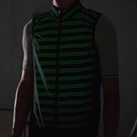 GRC LAB Series Lumi-flect Wind Vest Black / Жилет светоотражающий фото 3
