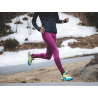 Compressport Winter Run Legging W Amaranth / Женские зимние леггинсы фото 5