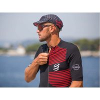 Compressport Tri Postural SS Top M Black V2.0 / Мужская стартовая футболка фото 2