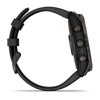 Fenix 7X Sapphire Solar титановый угольно-серый DLC с силиконовым ремешком  фото 5