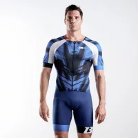 Z3R0D Racer TT suit Blue / Мужской cтартовый костюм для триатлона фото 1