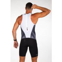 Z3R0D Racer Trisuit Black / Мужской стартовый костюм для триатлона без рукавов фото 5