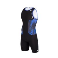 Z3R0D Racer Trisuit Blue / Мужской стартовый костюм для триатлона без рукавов фото