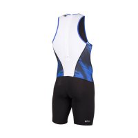 Z3R0D Racer Trisuit Blue / Мужской стартовый костюм для триатлона без рукавов фото 1