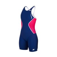 Z3R0D Racer Trisuit Pink Lotus W / Женский стартовый костюм для триатлона без рукавов фото