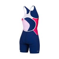 Z3R0D Racer Trisuit Pink Lotus W / Женский стартовый костюм для триатлона без рукавов фото 1