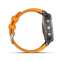 Garmin Fenix 5 Plus Sapphire Titan Оранжевый / Смарт-часы беговые с GPS, HR и Garmin Pay фото 4