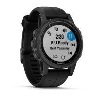 Garmin Fenix 5S Plus Sapphire Черный / Смарт-часы беговые с GPS, HR, WiFi и Garmin Pay фото 3