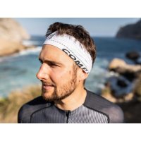 Compressport Thin Headband On/Off White / Повязка на голову фото 2