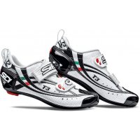 Велотуфли SIDI T-3 AIR CARBON COMP белый/черный фото