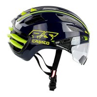 Casco SPEEDairo2 blue-neon yellow + визор Vautron Visor Фотохром фото