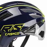 Casco SPEEDairo2 blue-neon yellow + визор Vautron Visor Фотохром фото 3