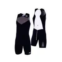Z3R0D Elite Trisuit Black / Мужской стартовый костюм без рукавов фото