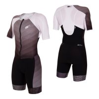 Z3R0D Racer TriSuit Черный W / Женский стартовый костюм с рукавами фото