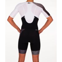 Z3R0D Racer TriSuit Черный W / Женский стартовый костюм с рукавами фото 2