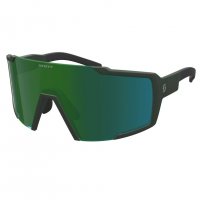 Scott Shield Kaki - Green Green - Chrome / Очки фото