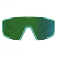 Scott Shield Soft Teal Green - Green Chrome / Очки фото 1