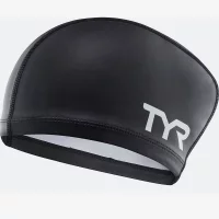 TYR Long Hair Silicone Comfort Swim Cap / Шапочка плавательная для длинных волос фото 1